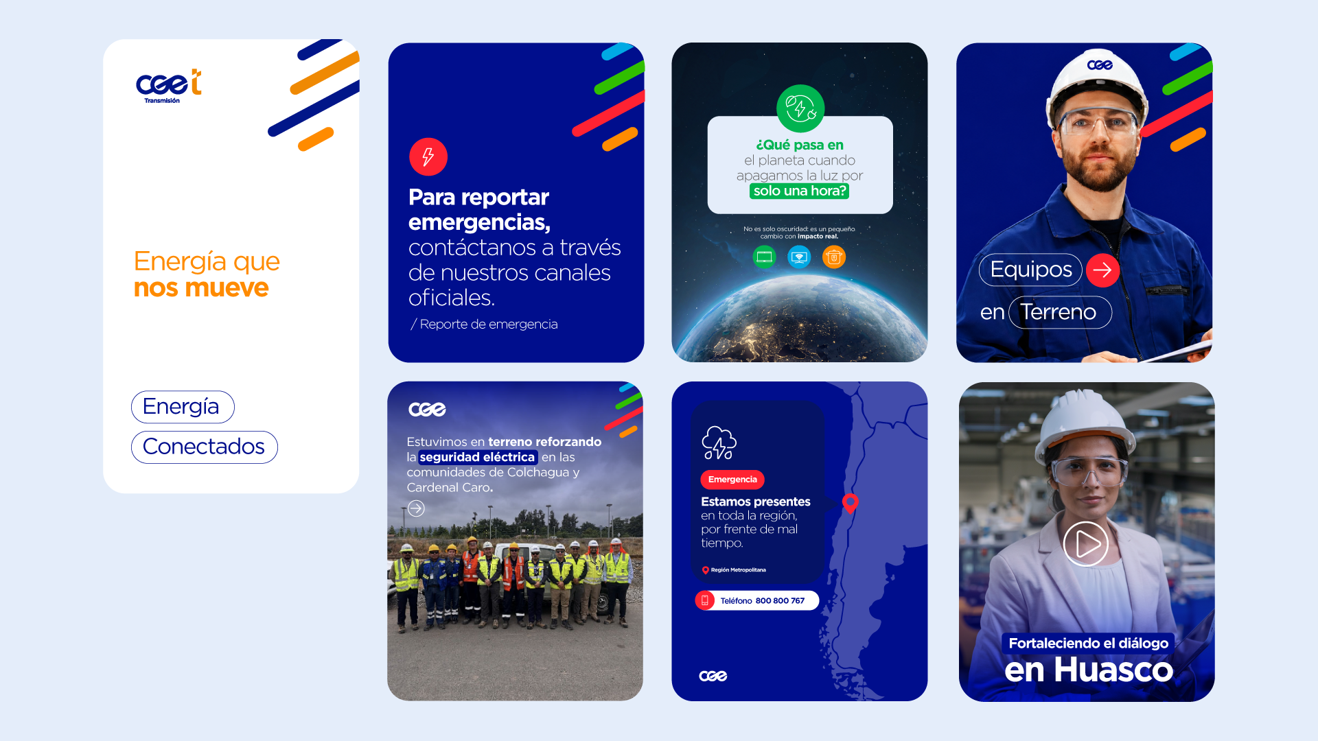 Selección de piezas digitales desarrolladas para CGE