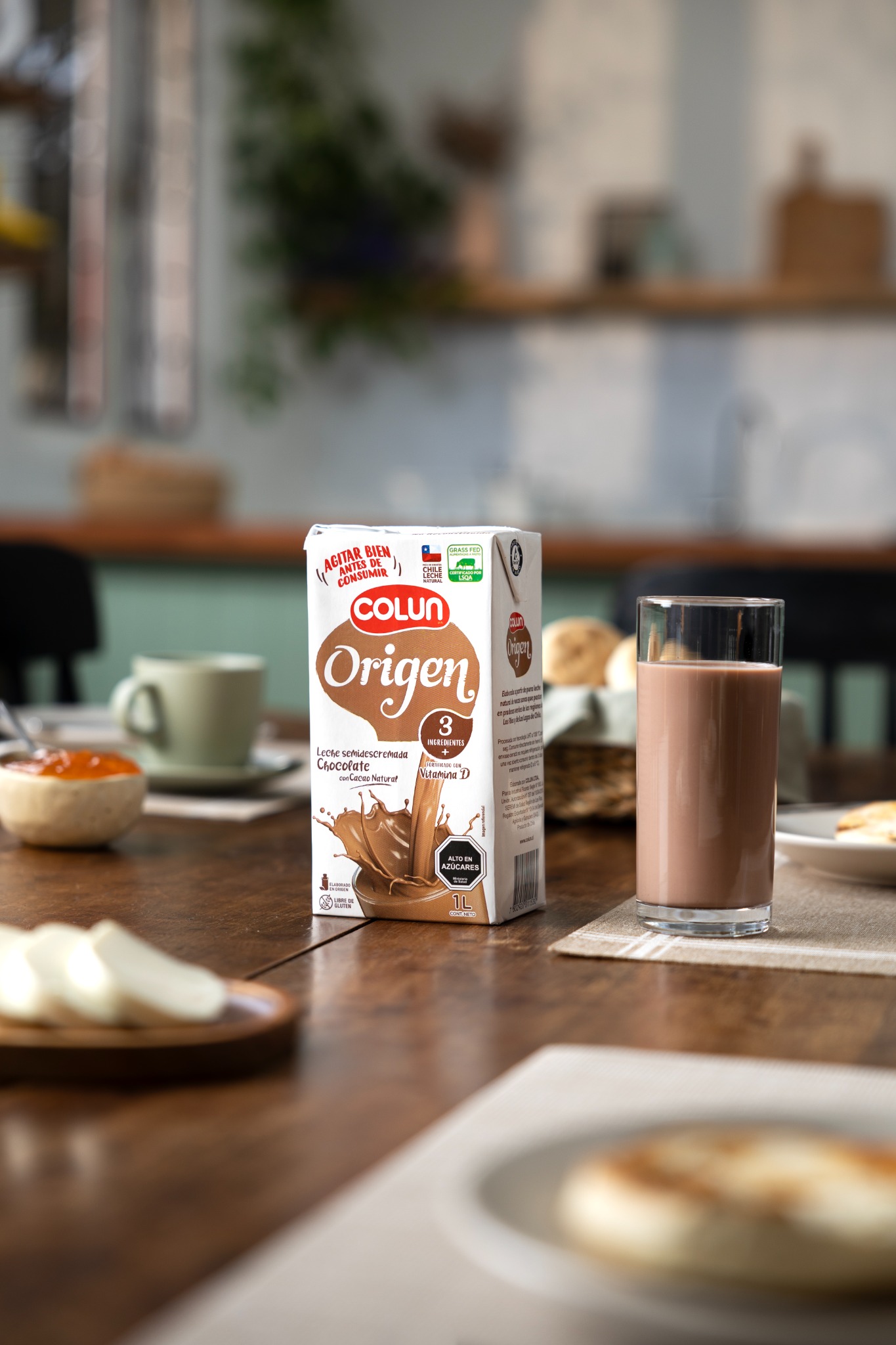 Fotografía de Leche Origen Colun en formato litro