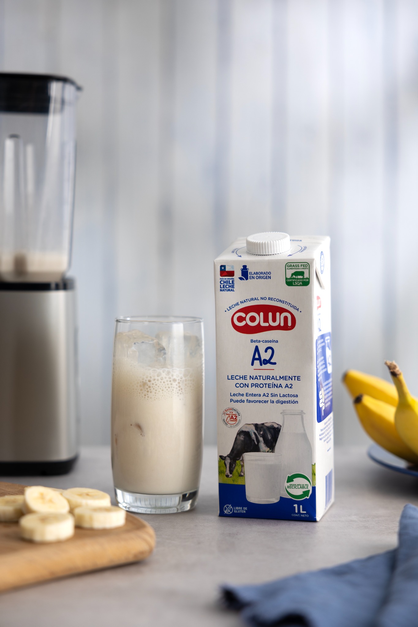 Fotografía de producto Leche A2 Colun