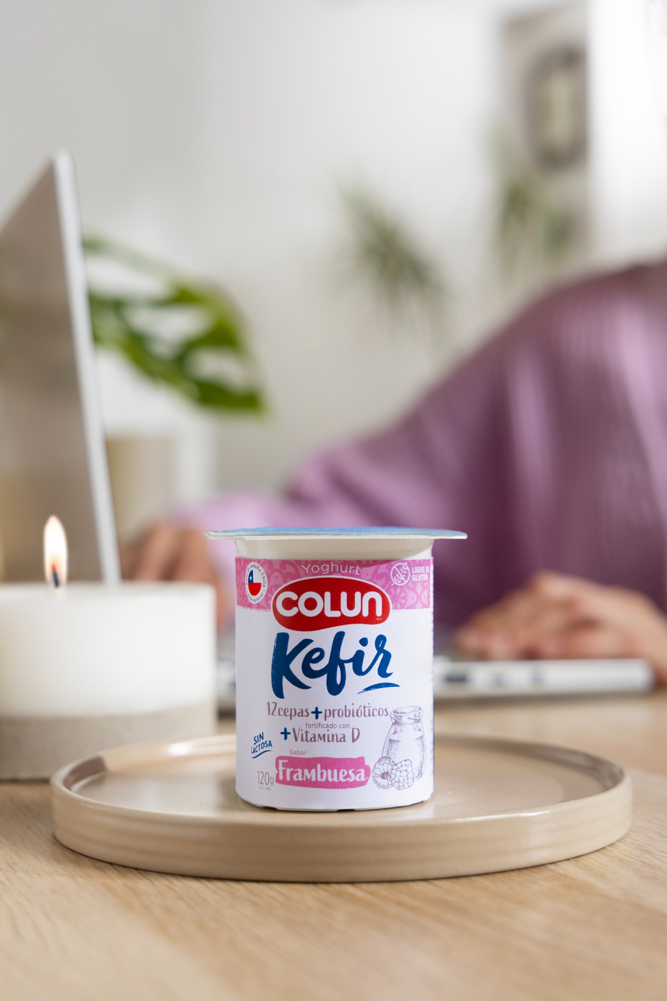 Fotografía de consumo Kéfir Colun